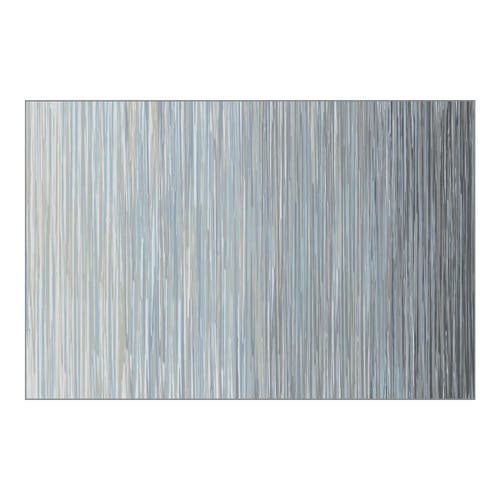 Kaplan Early Learning Company Sense Of Place Nature's Stripes Carpet In Blue