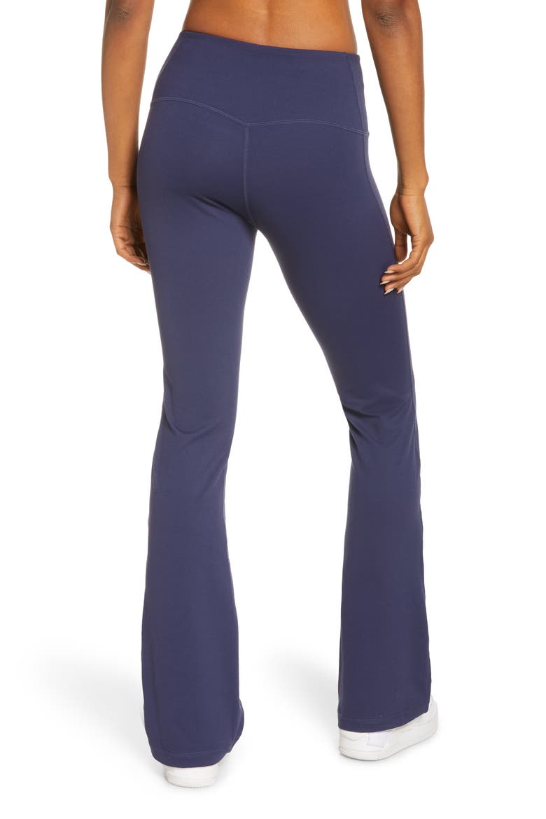 Barely Flare Live in High Waist Pants, Alternate, color, NAVY PEACOAT