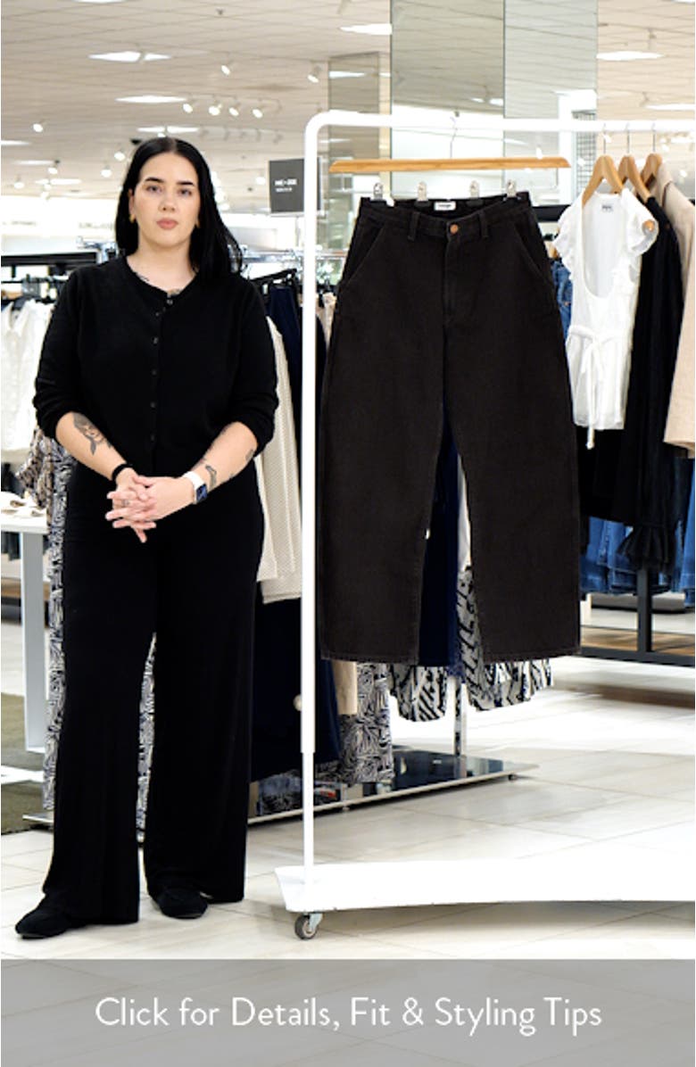High Waist Ankle Barrel Jeans, sales video thumbnail