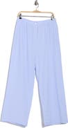 WAYF Stripe Ankle Straight Leg Pull-On Pants