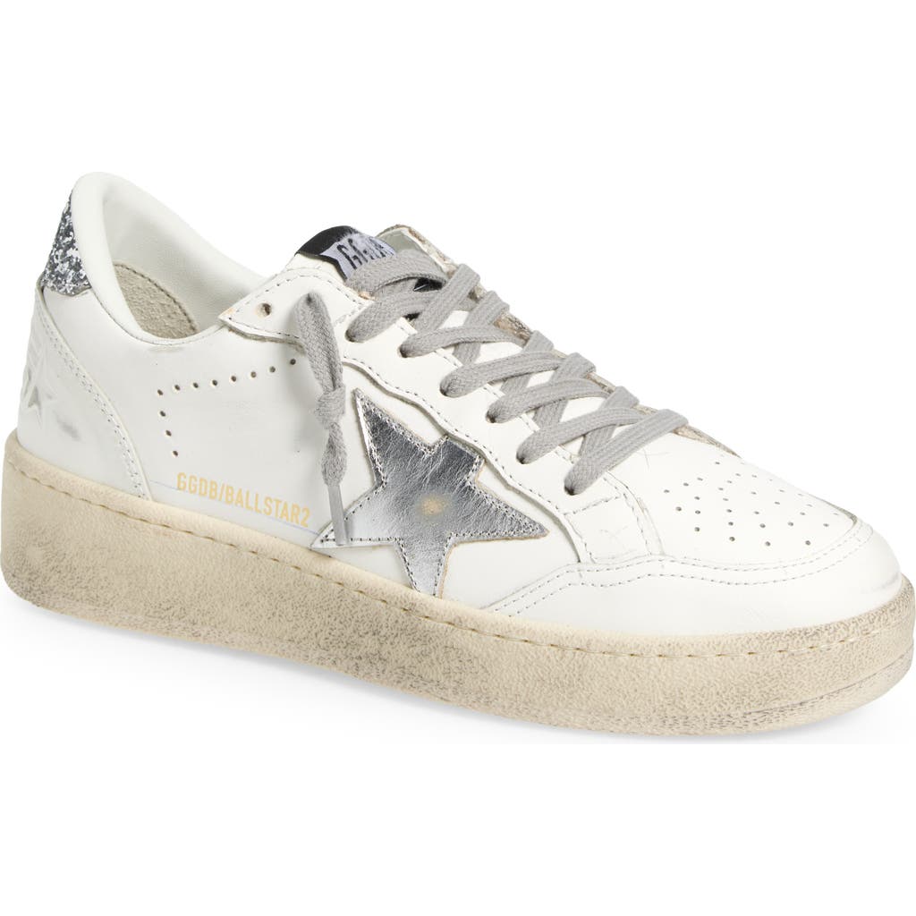 Golden Goose Ball Star 2 Sneakers In Red