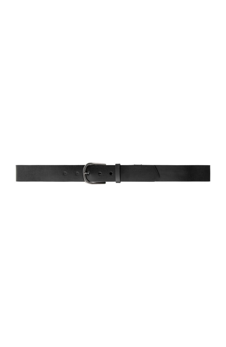 TravisMathew Jinx 2.0 Leather Belt, Alternate, color, Black