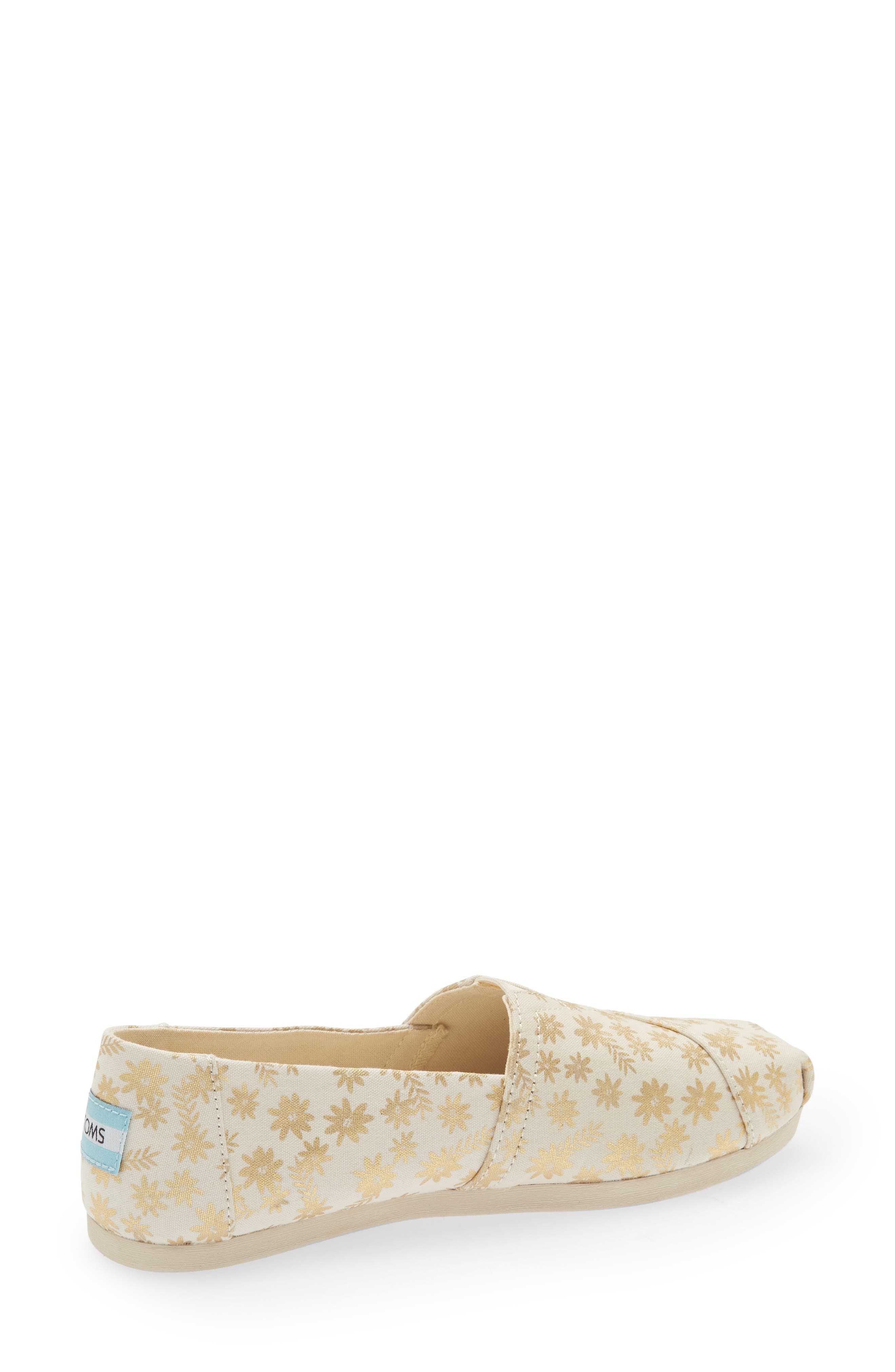 TOMS Alpa Floral Canvas Slip-On Sneaker, Alternate, color, 
