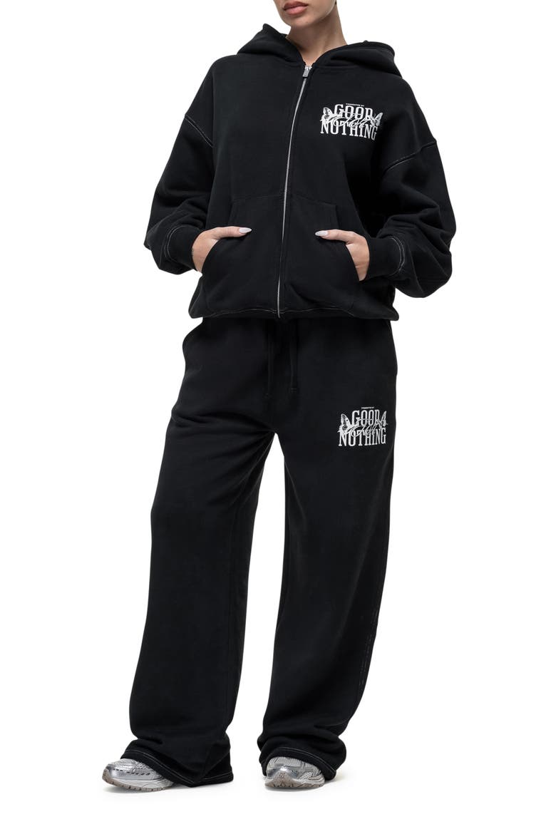 Dakota Black Relaxed Joggers, Alternate, color, Black