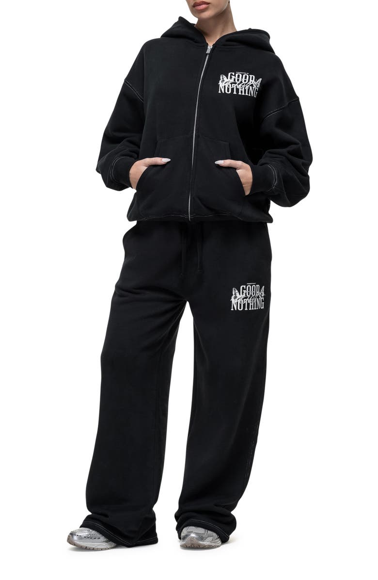 Good For Nothing Dakota Black Relaxed Joggers, Alternate, color,