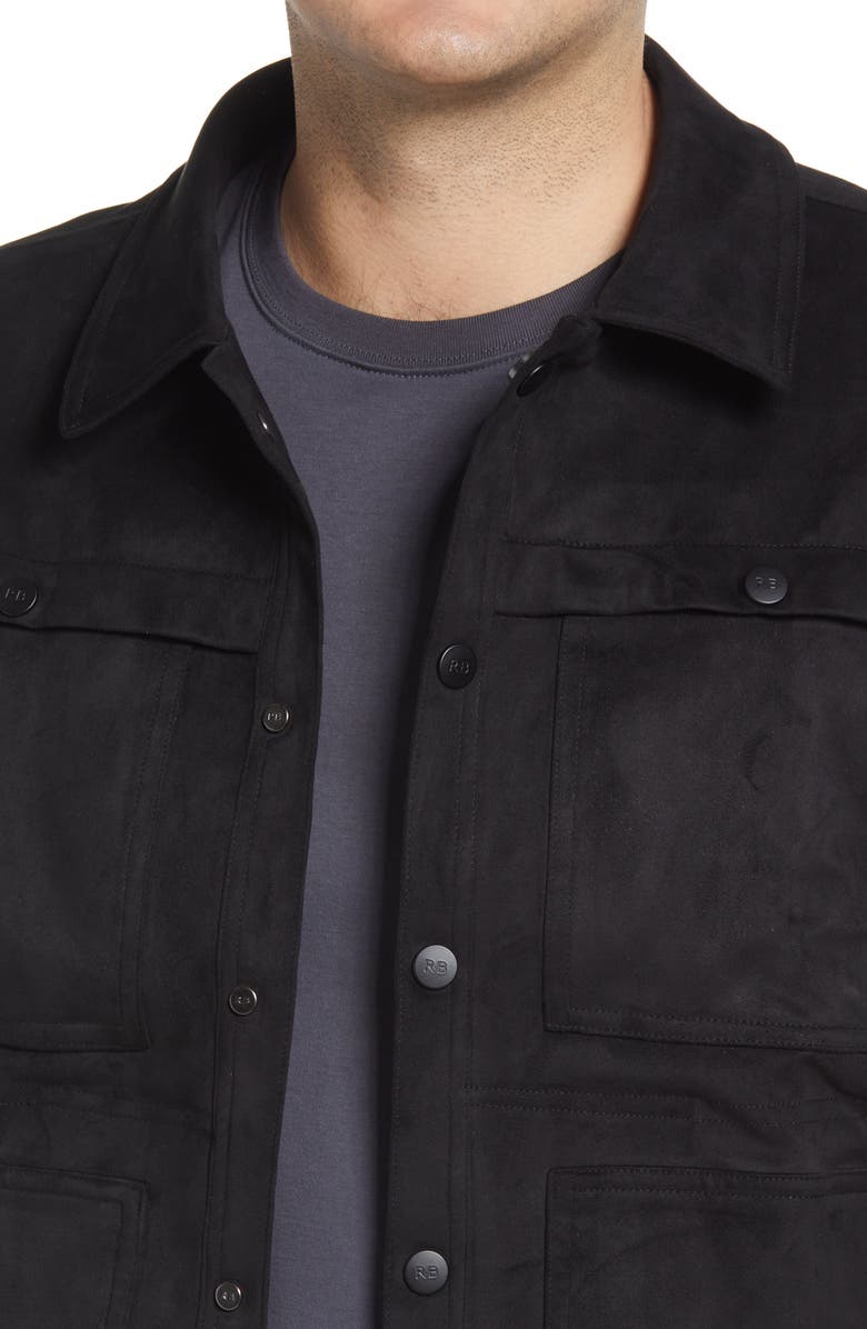 Robert Barakett Faux Suede Renoir Jacket, Alternate, color, 