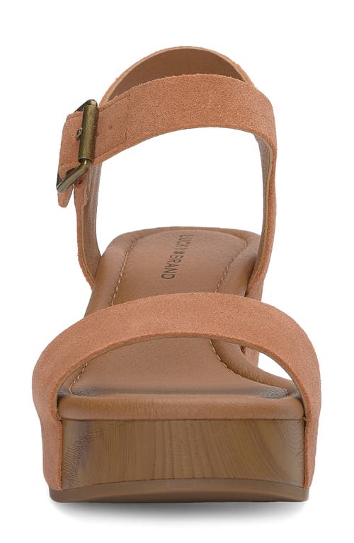 LUCKY BRAND LUCKY BRAND ADARIO ANKLE STRAP PLATFORM WEDGE SANDAL
