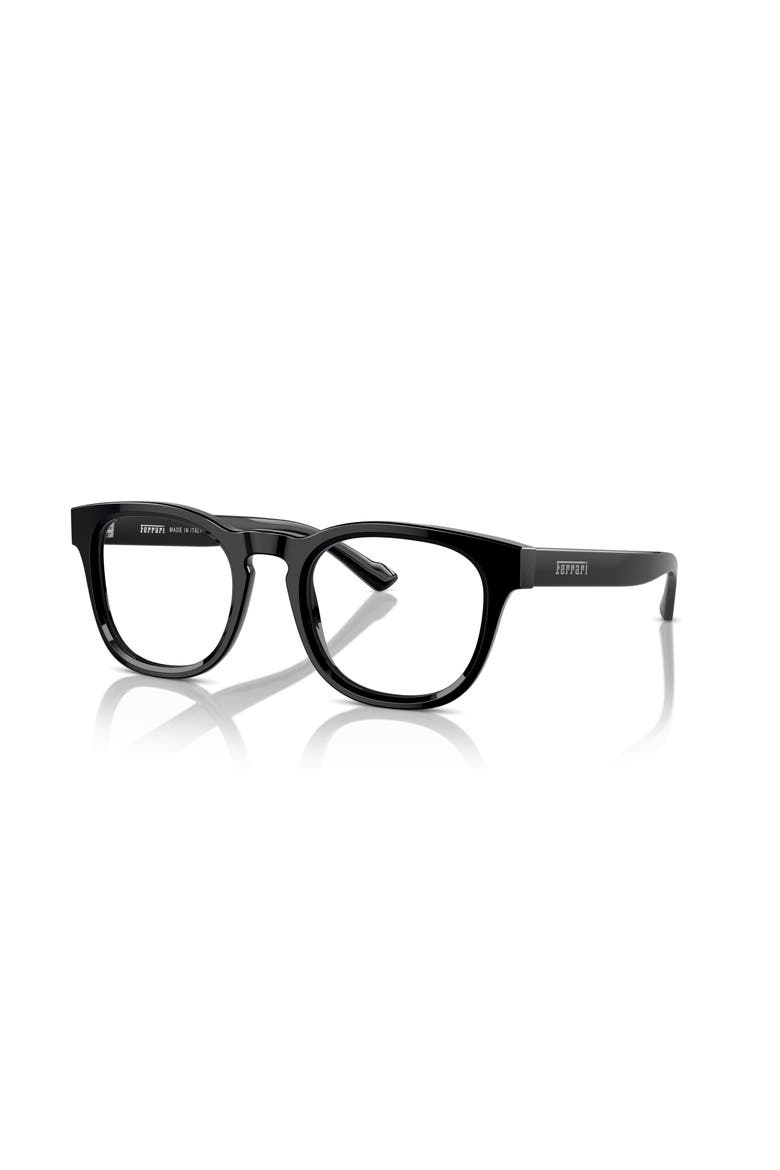 51mm Round optical glasses, Main, color, Black