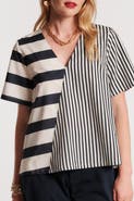 Frances Valentine Schooner Top Nautical Stripe