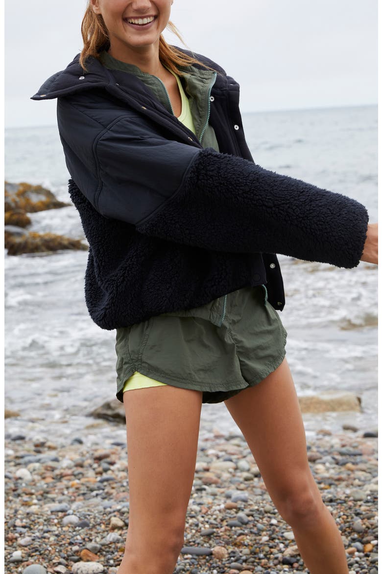 Adventure Awaits Fleece Jacket, Main, color, BLACK