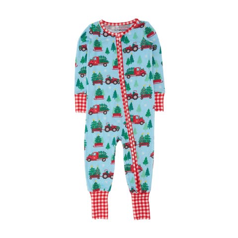 SoftSnooze Gender Incusive Holiday Convertible One Piece Pajamas