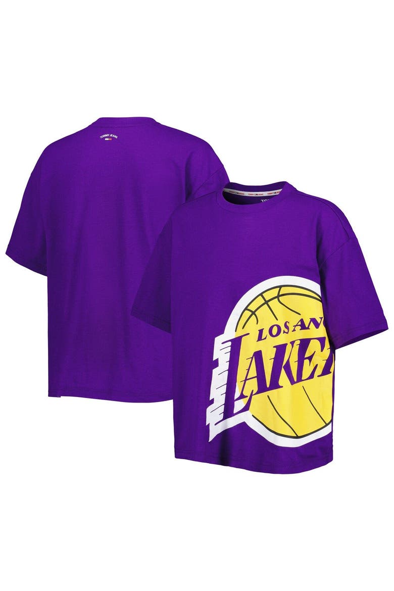 Women's Tommy Jeans Purple Los Angeles Lakers Bianca T-Shirt, Main, color, Purple