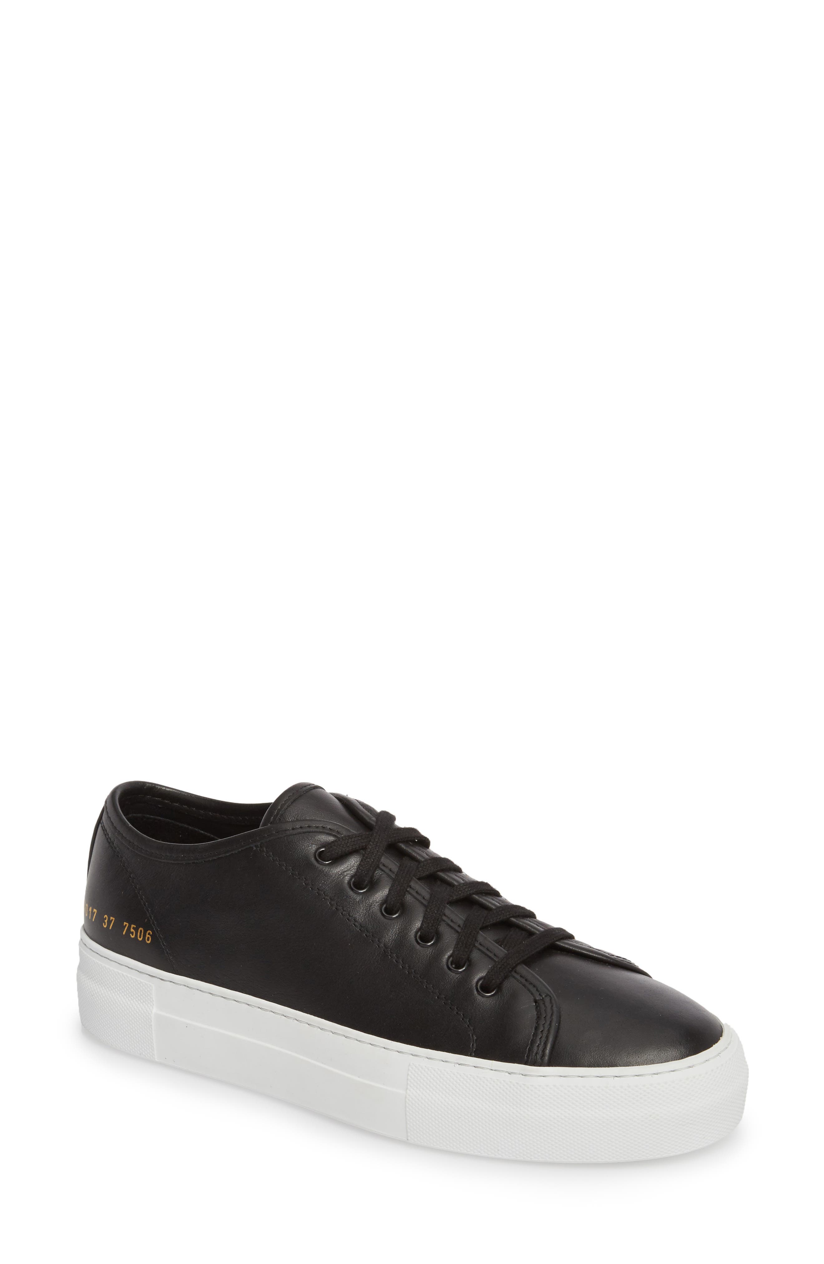 Tournament Low Top Sneaker, Main, color, BLACK
