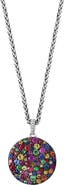 EFFY Diamond & Tsavorite Round Pendant Necklace