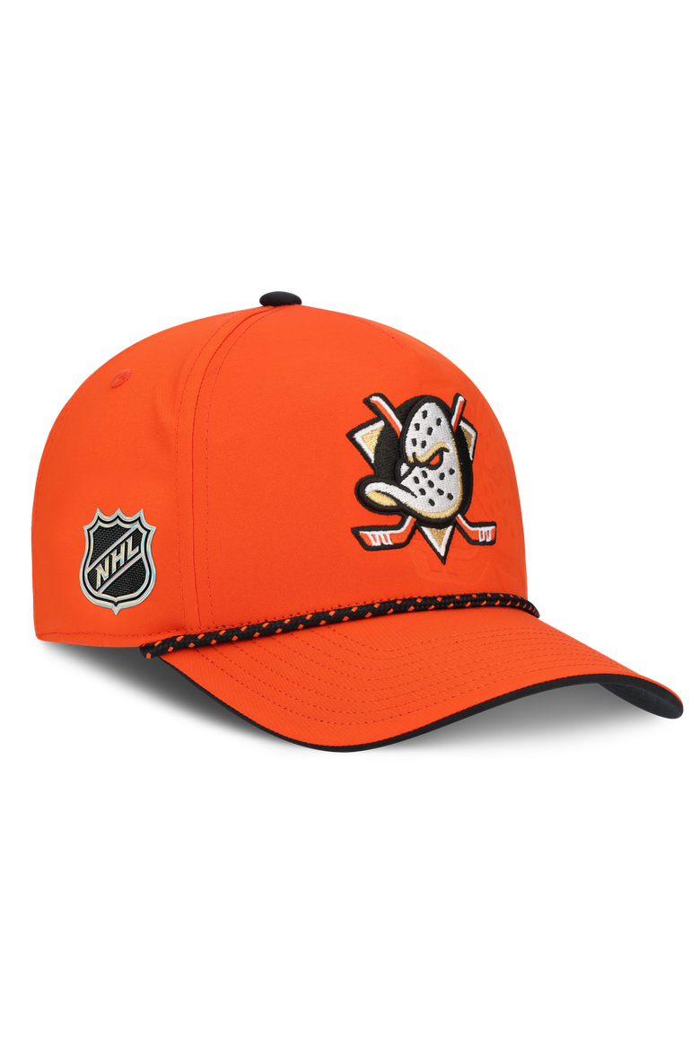 Men's Fanatics  Orange Anaheim Ducks On Stage Podium A-Frame Adjustable Hat, Alternate, color, Orange