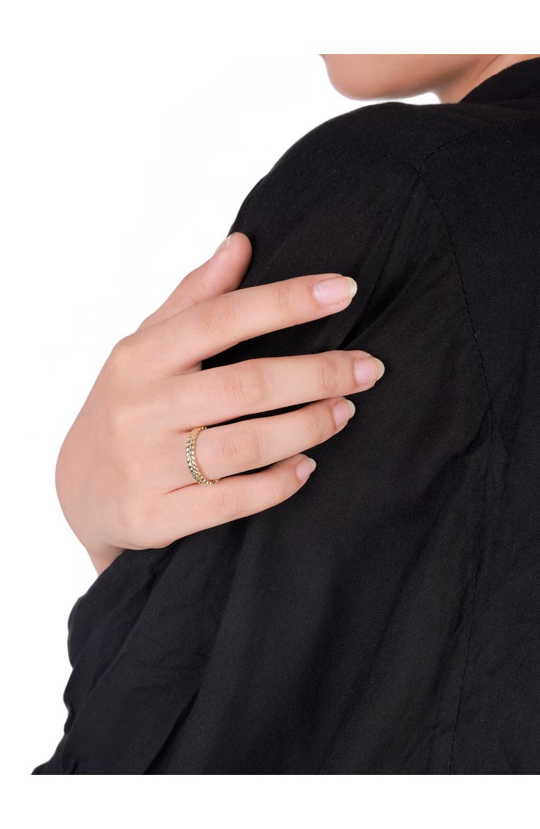 DEVATA Wheat Ring in 14K Gold, Alternate, color, Yellow Gold