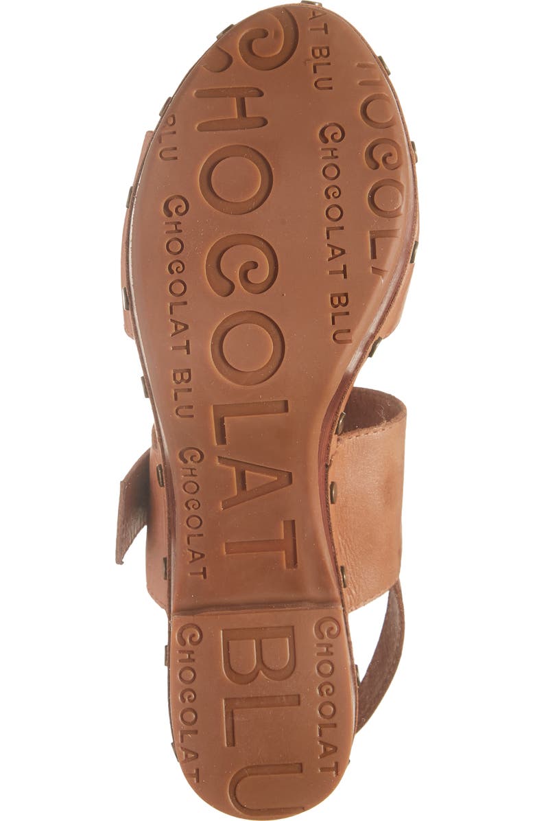 Chocolat Blu Garland Slingback Platform Sandal, Alternate, color, Whiskey Leather