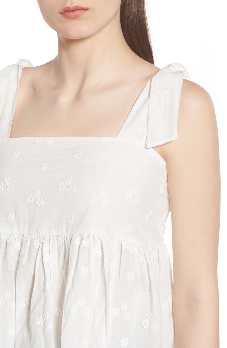 BP. Embroidered Peplum Tank, Alternate, color, 