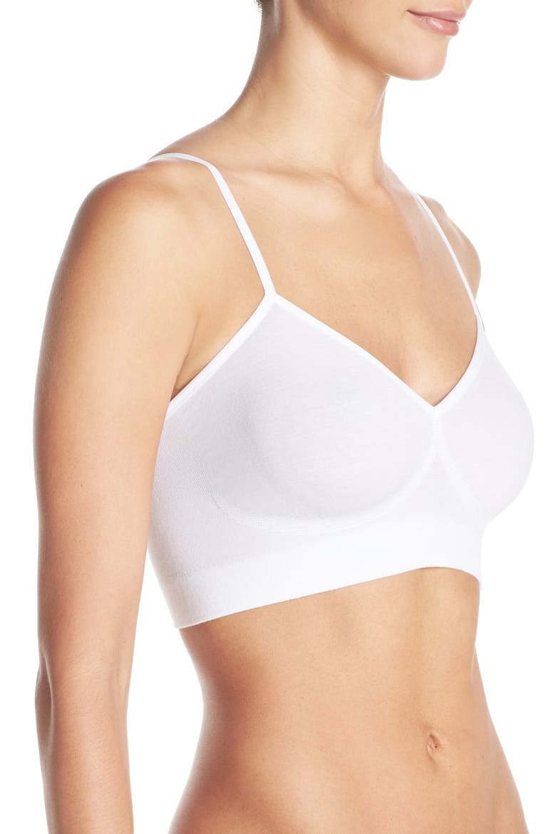 Audrey Seamless Day Bra, Alternate, color, WHITE