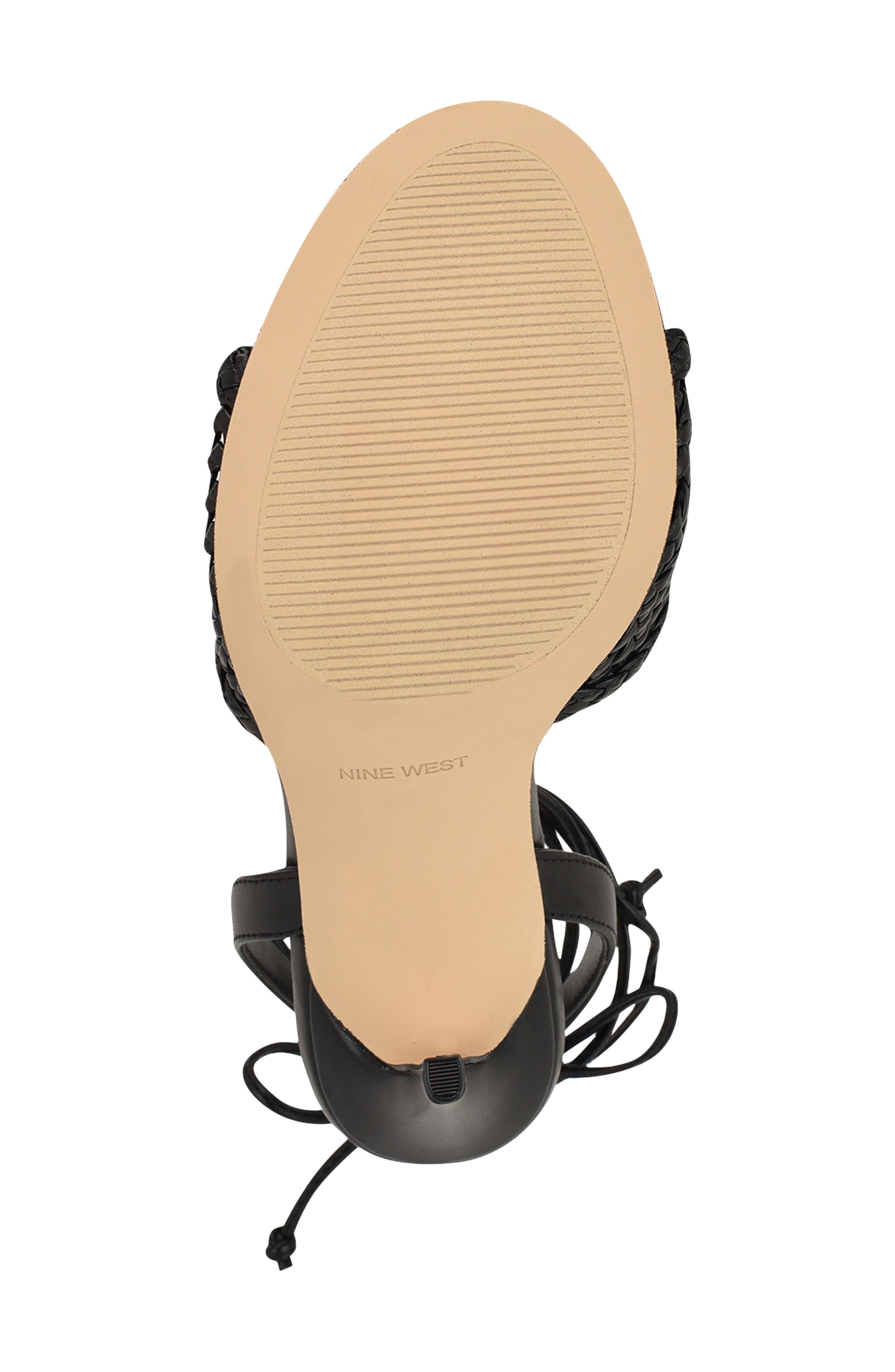 Nine West Merta Stiletto Sandal, Alternate, color, Black