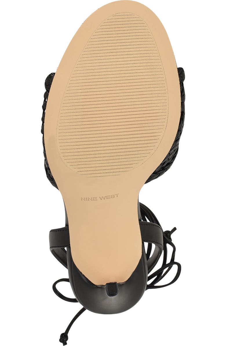 Nine West Merta Stiletto Sandal, Alternate, color, Black