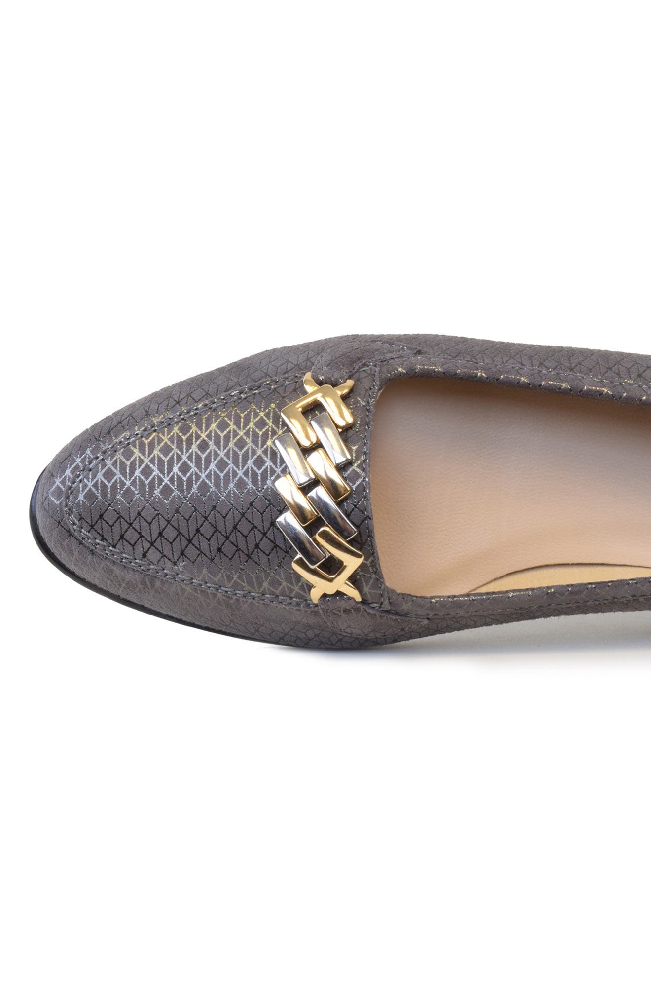 Amalfi by Rangoni Oste Loafer, Alternate, color, Asphalt Fifties Leather