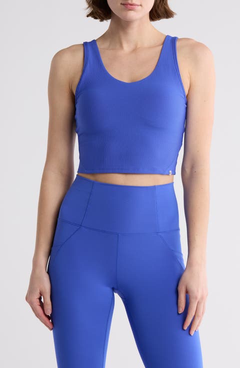Cate Ribbed Longline Sports Bra