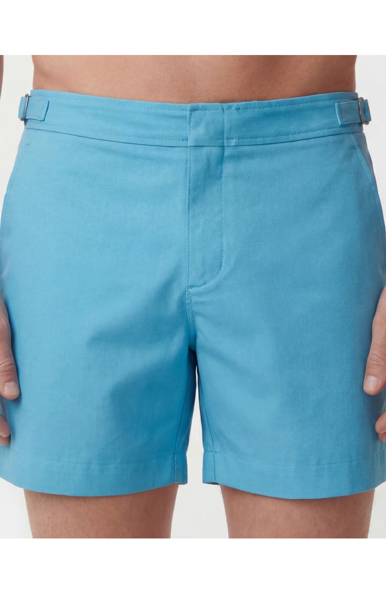 Lords of Harlech Oxford Mens Swim Tailored Short, Alternate, color, Oxford Teal