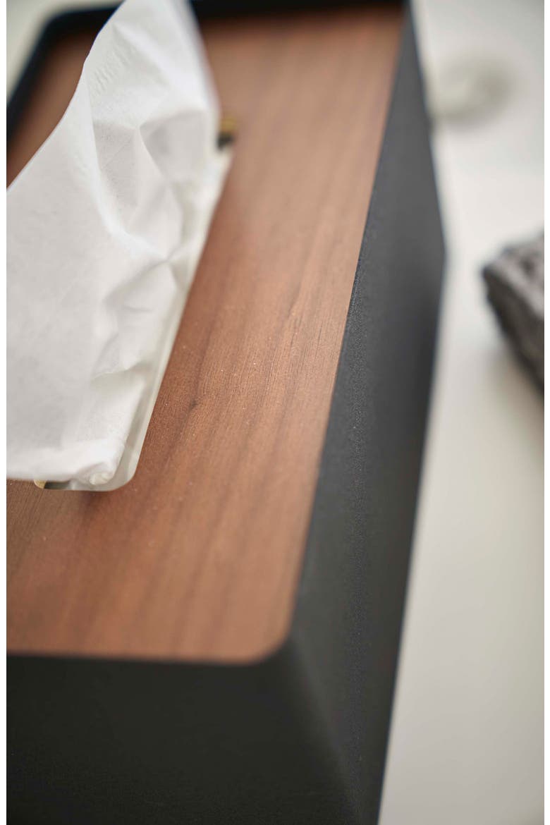 Standard Rectangular Tissue Box Case, Alternate, color, WALNUT
