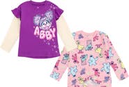 Sesame Street® 2-Pack Long Sleeve Ruffle T-Shirts