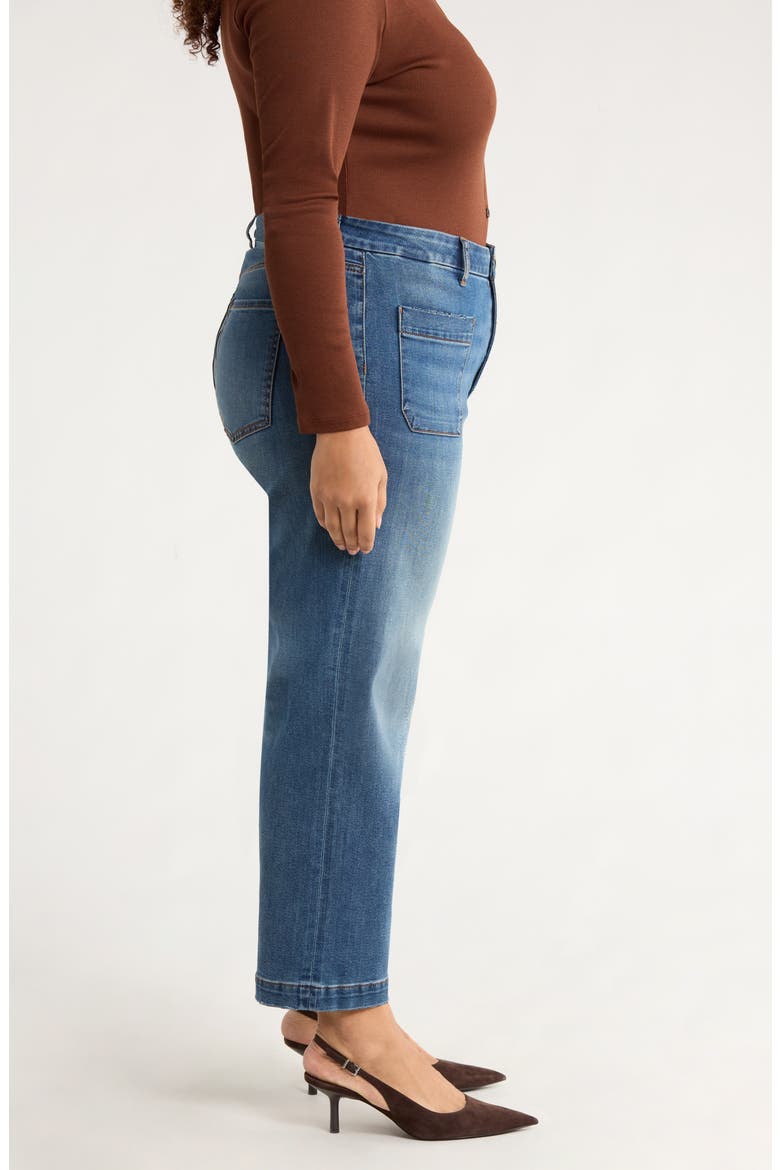 Meg High Waist Ankle Wide Leg Jeans, Alternate, color, LOYALTY