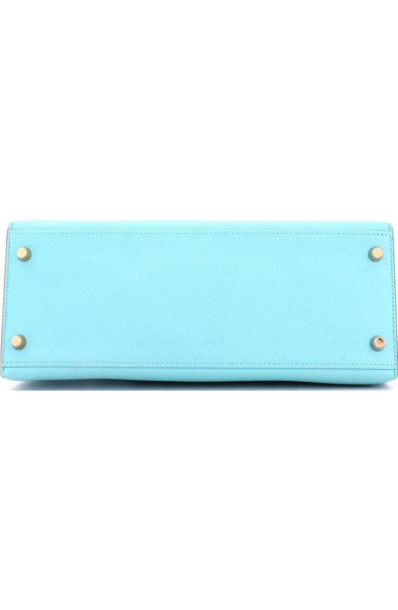 Pre-Owned Hermes Kelly Handbag Blue Epsom with Gold Hardware 28, Alternate, color, Bleu Atoll