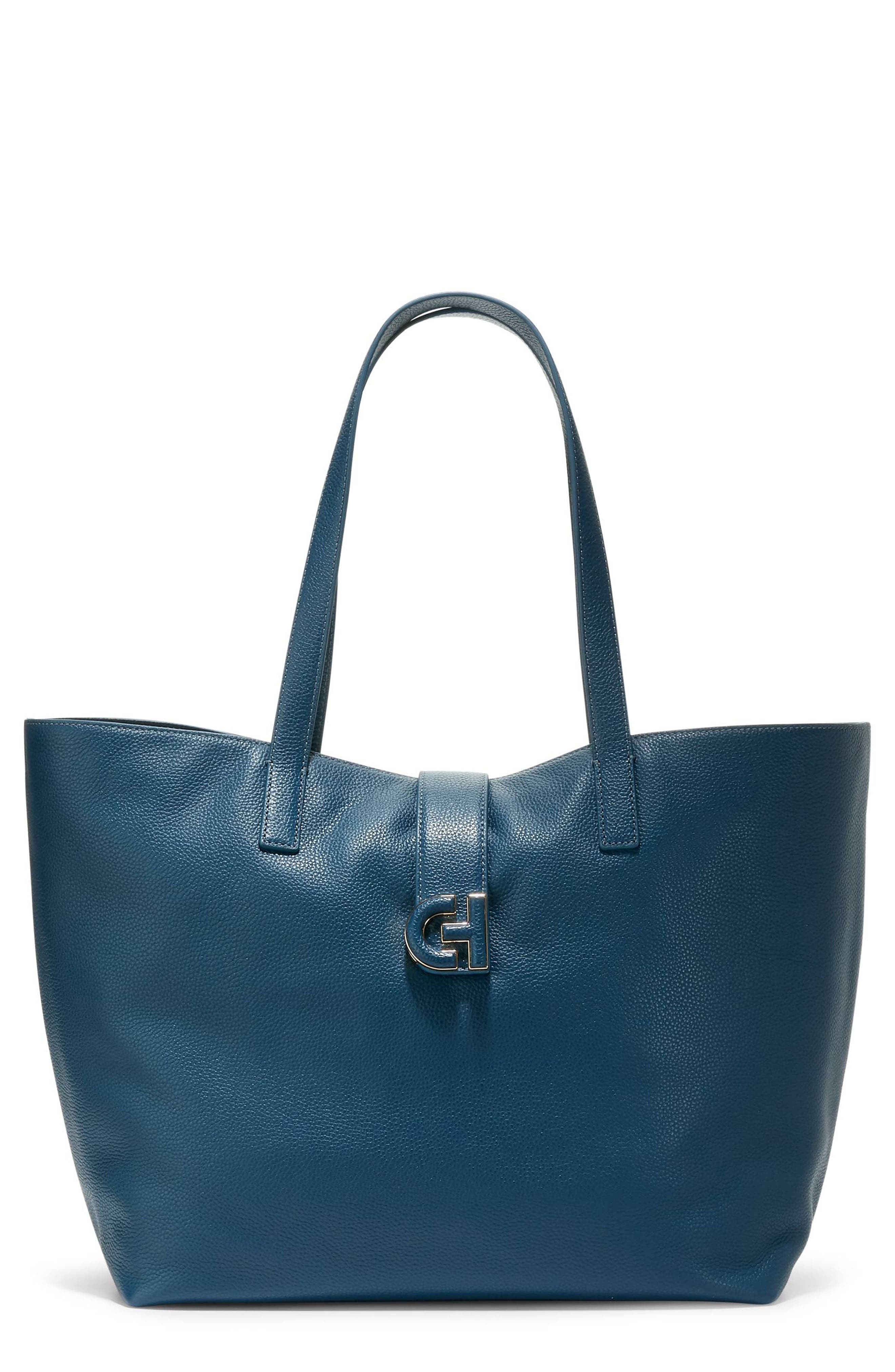 Cole Haan Simply Everything Leather Tote, Main, color, 
