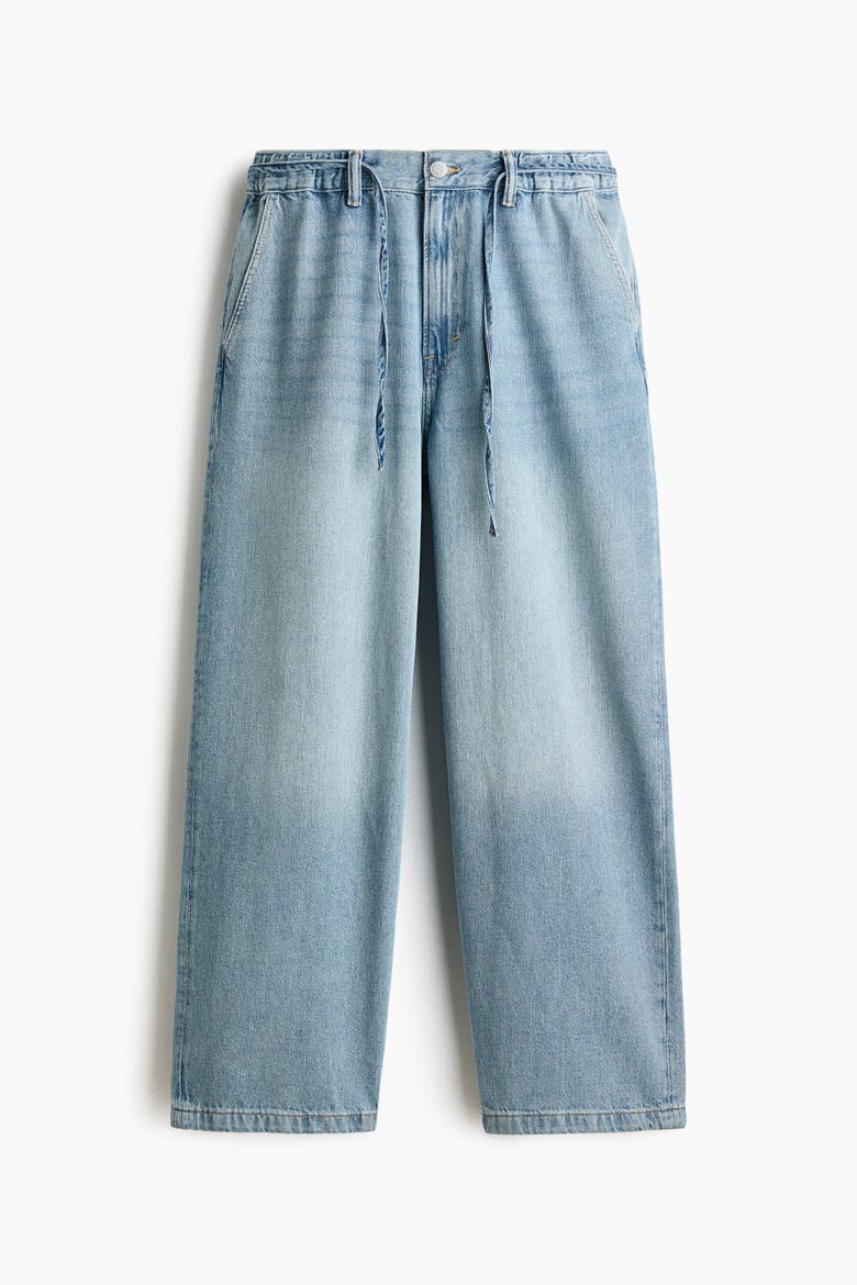 Baggy Jeans, Alternate, color, Light denim blue