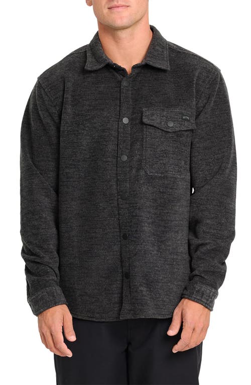 Billabong Furnace Flannel Button-up Shirt In Black