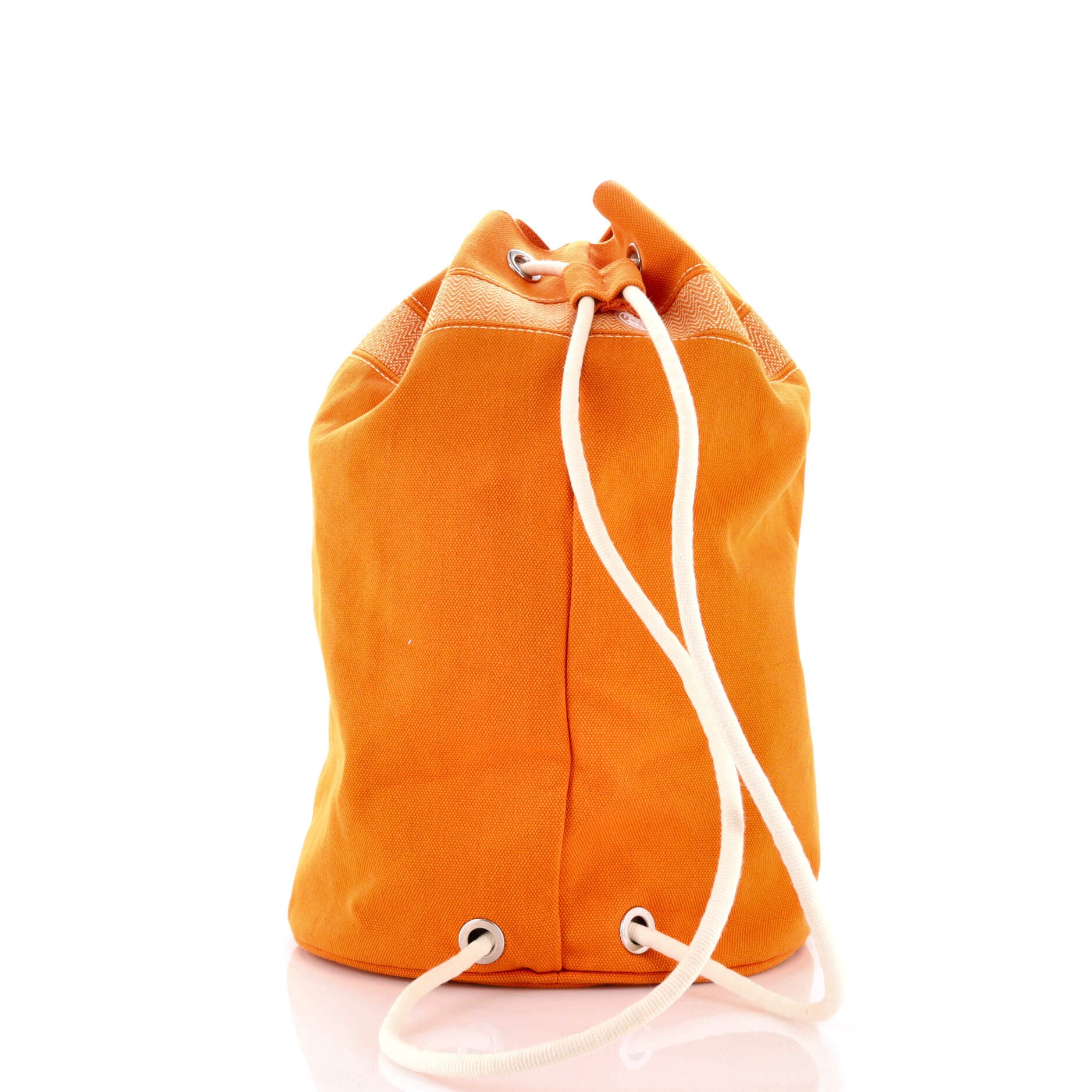 Pre-Owned Hermes Saint Malo Hermarin Bag Toile GM, Alternate, color, Orange