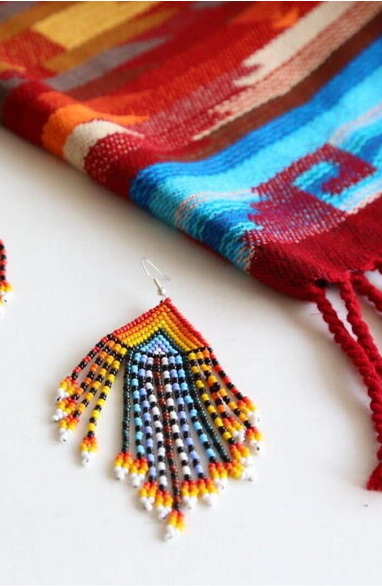 Fosterie Chameleon Earring, Alternate, color, Red