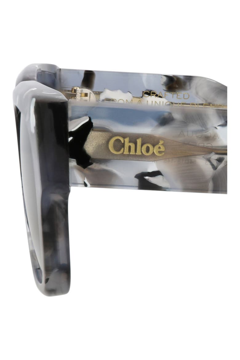54mm Square Sunglasses, Alternate, color, GREY GREY GREY