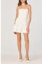 Bubble Hem Strapless Minidress