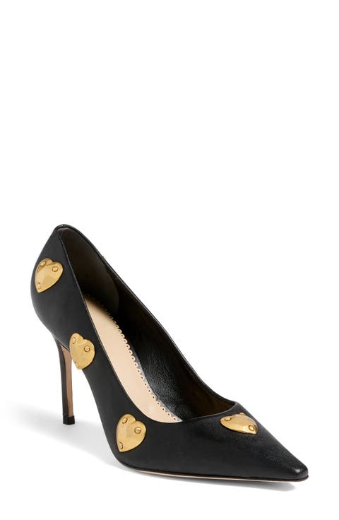 Luna Embellished Hearts Pump (Women)