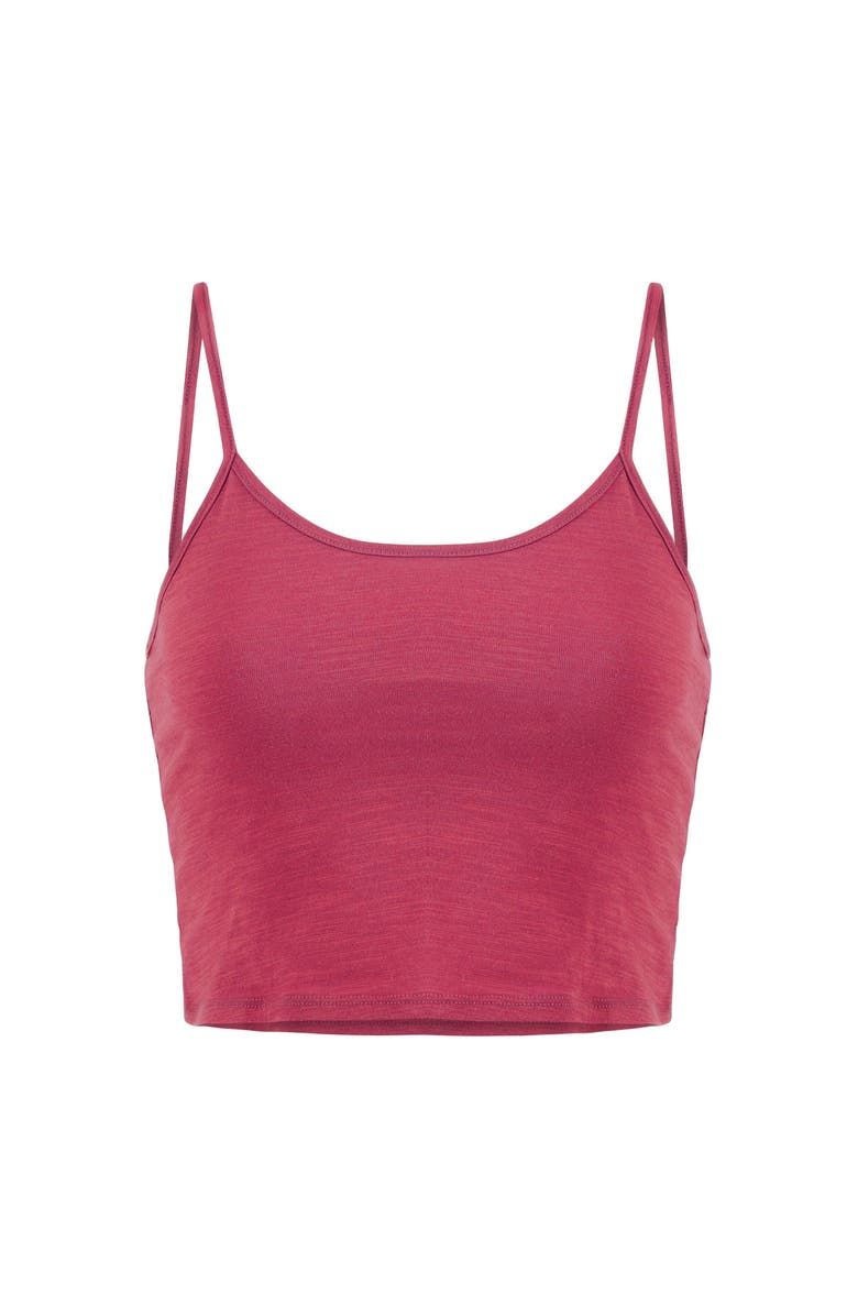 Lezat Tegan Organic Cotton Cami Tank, Main, color, Berry