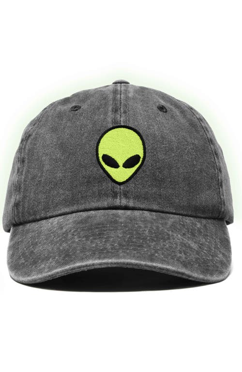 Dalix Alien Dad Cap In Washed Black