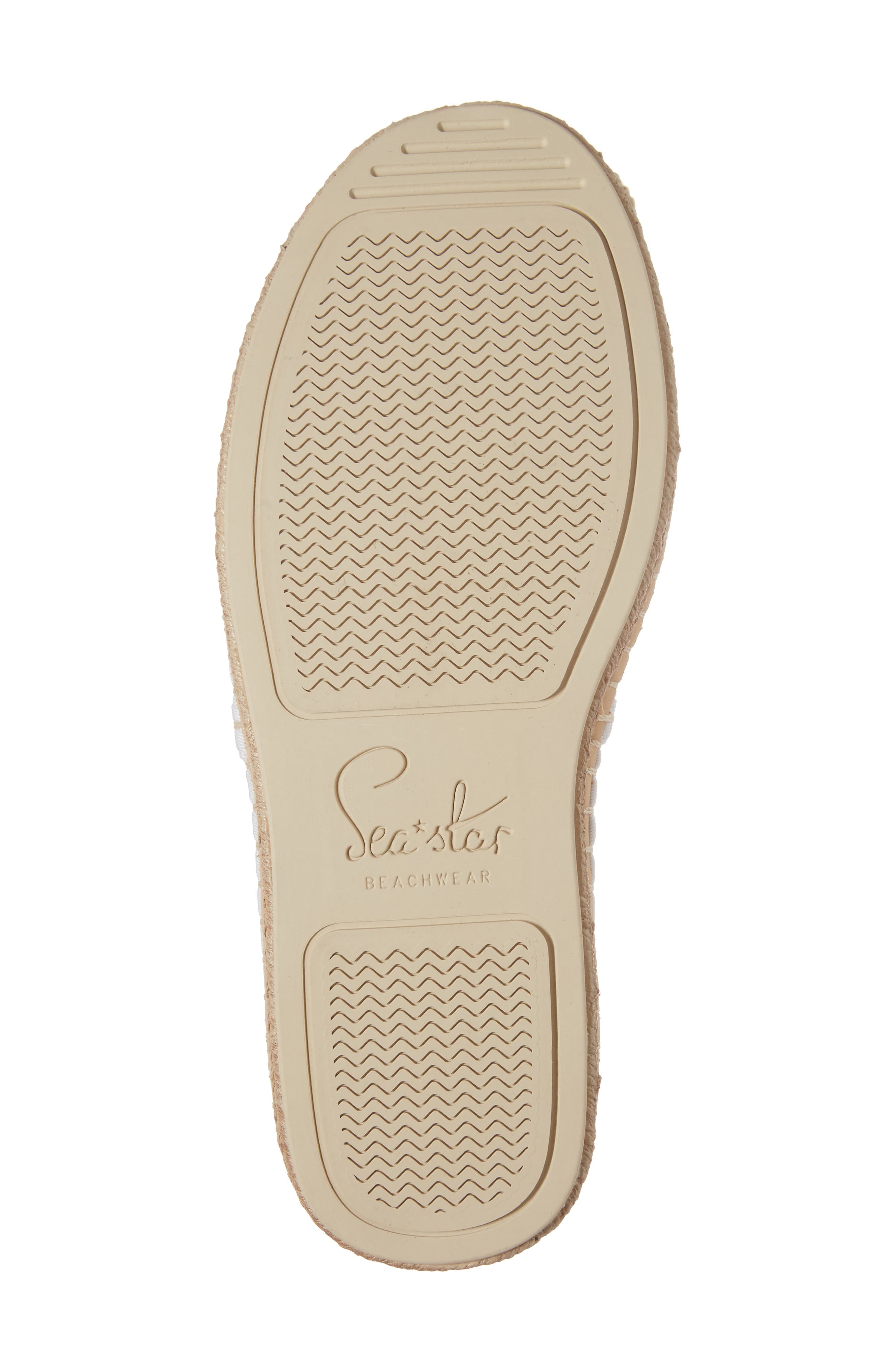 Beachcomber Espadrille Water Shoe, Alternate, color, WHITE FABRIC
