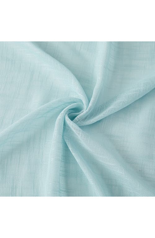 Dainty Home Set Of 2 Sheer Curtain Panels In Blue