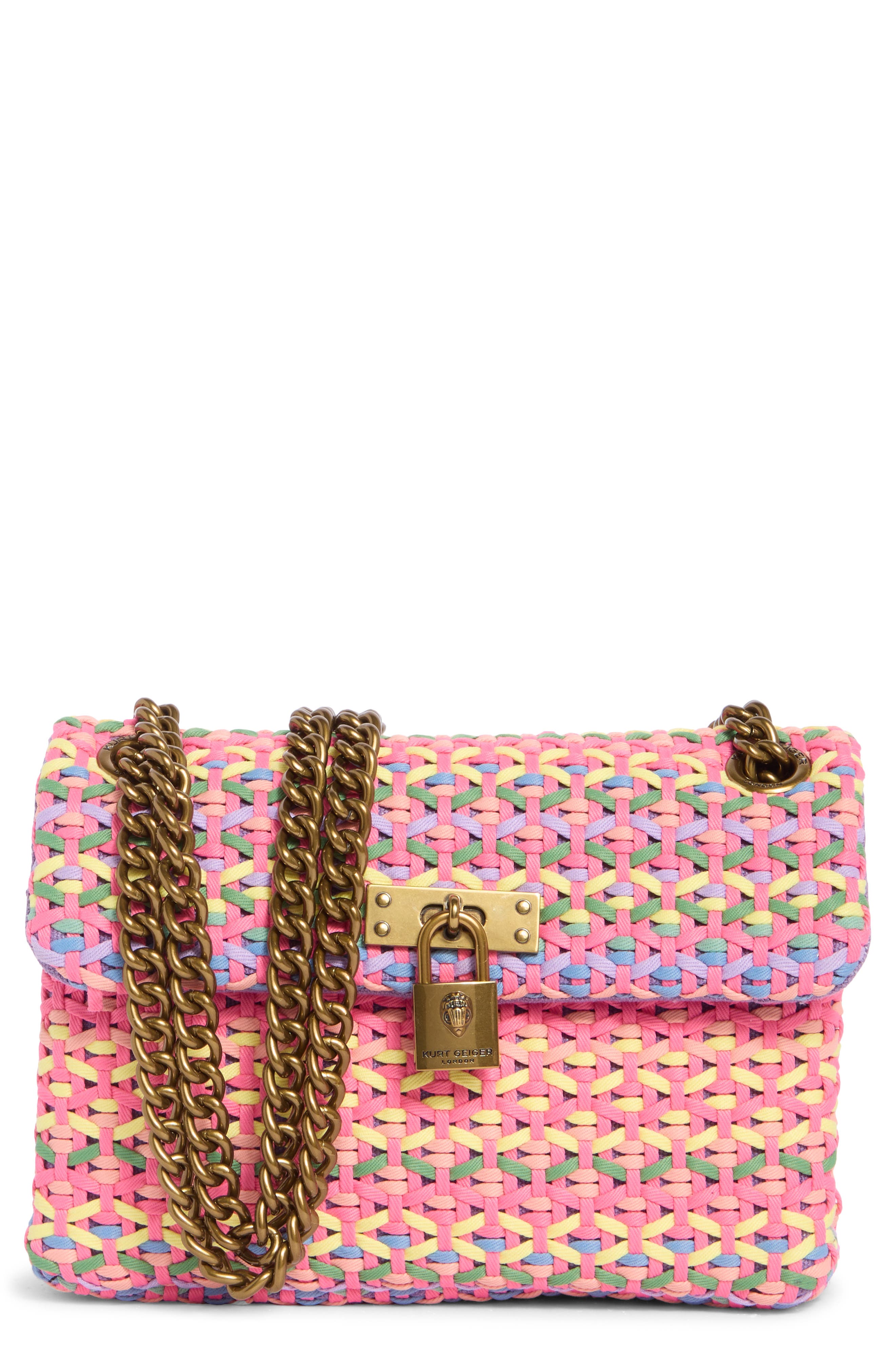 Kurt Geiger London Brixton Tweed Mini Convertible Shoulder Bag