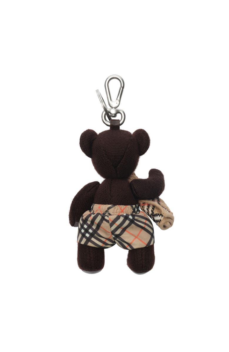 Burberry Thomas Bear Charm, Alternate, color, Sand Beige