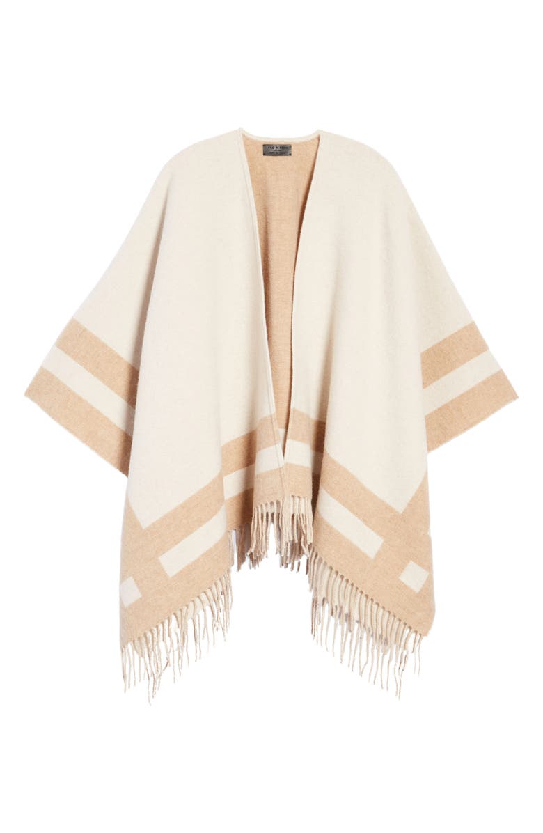 rag & bone Highlands Reversible Poncho, Alternate, color, 