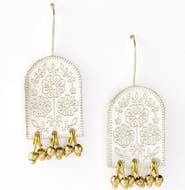 Matr Boomie Haveli Etched Statement Earring