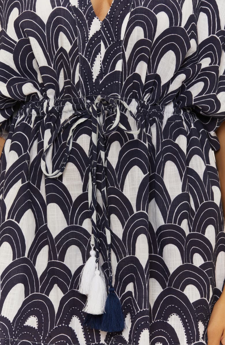 Trina Turk Arches Cotton Cover-Up Tunic, Alternate, color, 