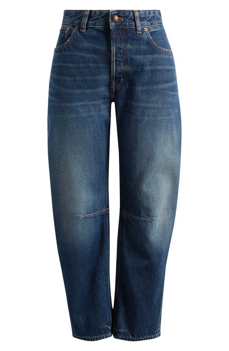Madewell The Darted Barrel Leg Jean, Alternate, color, Danver Wash